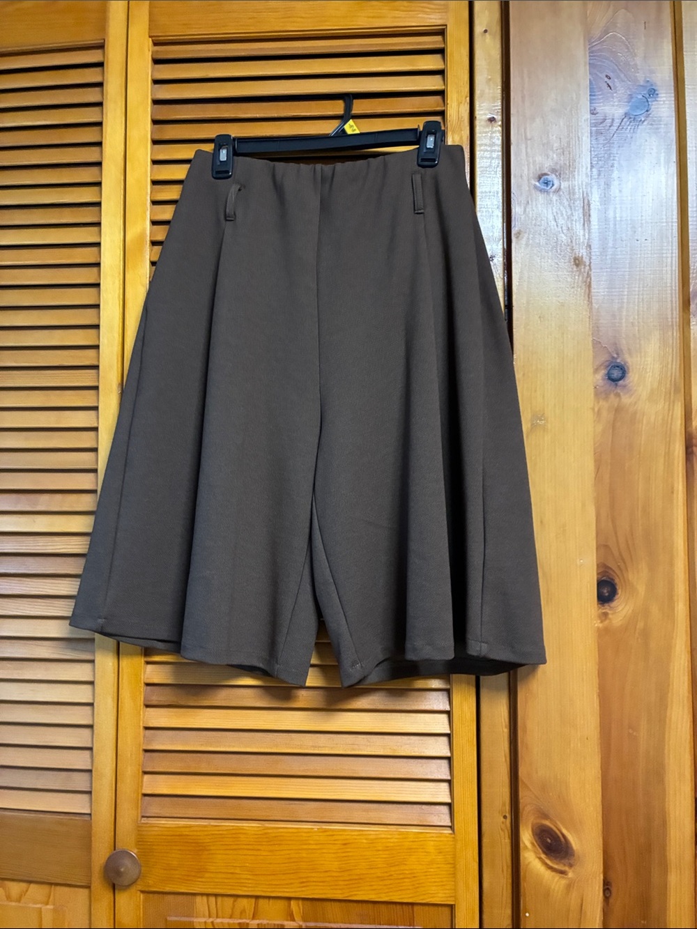 Zara Brown Flared Skort length 24”waist 15”